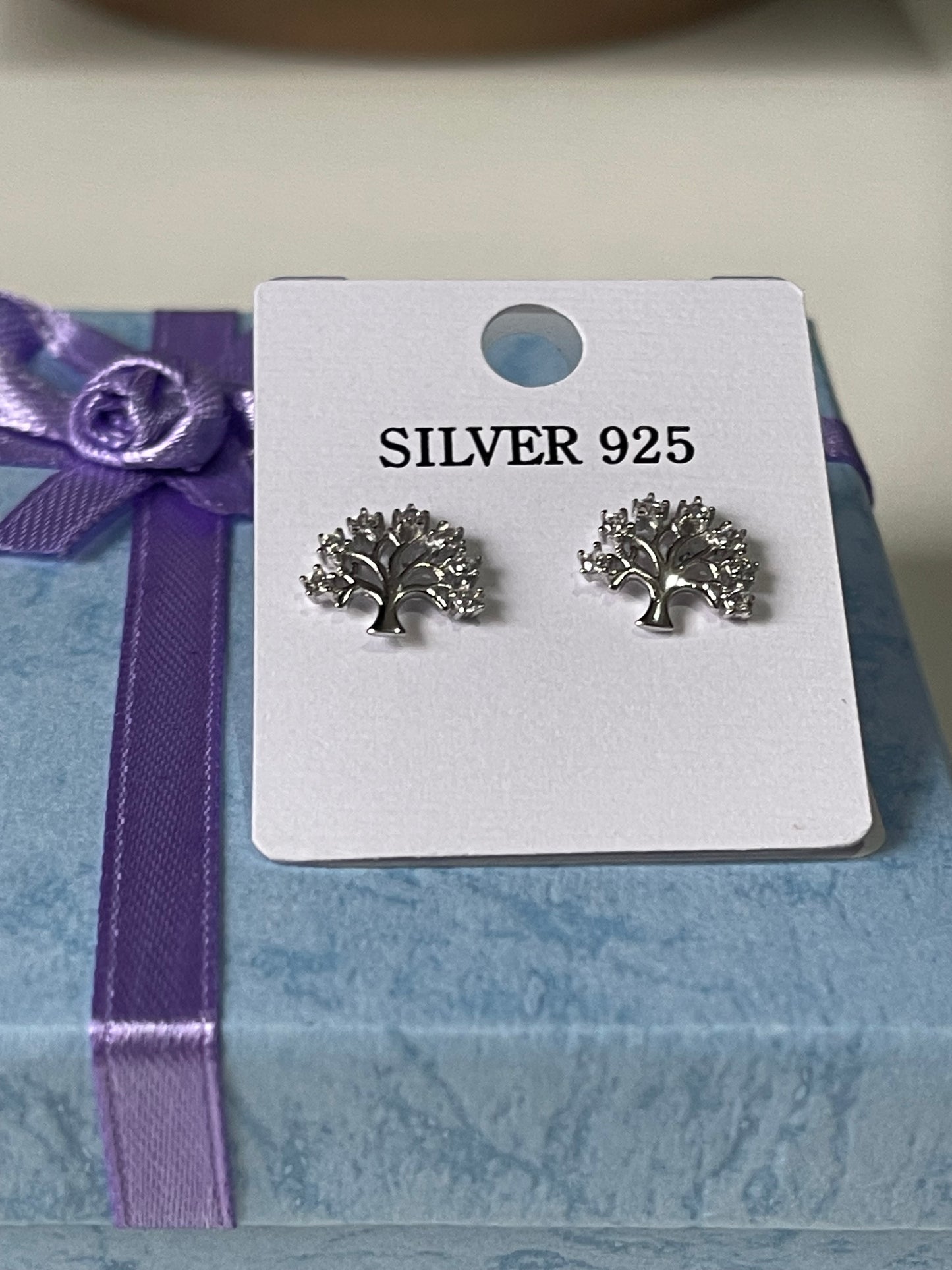 Tree of Life Silver Earrings