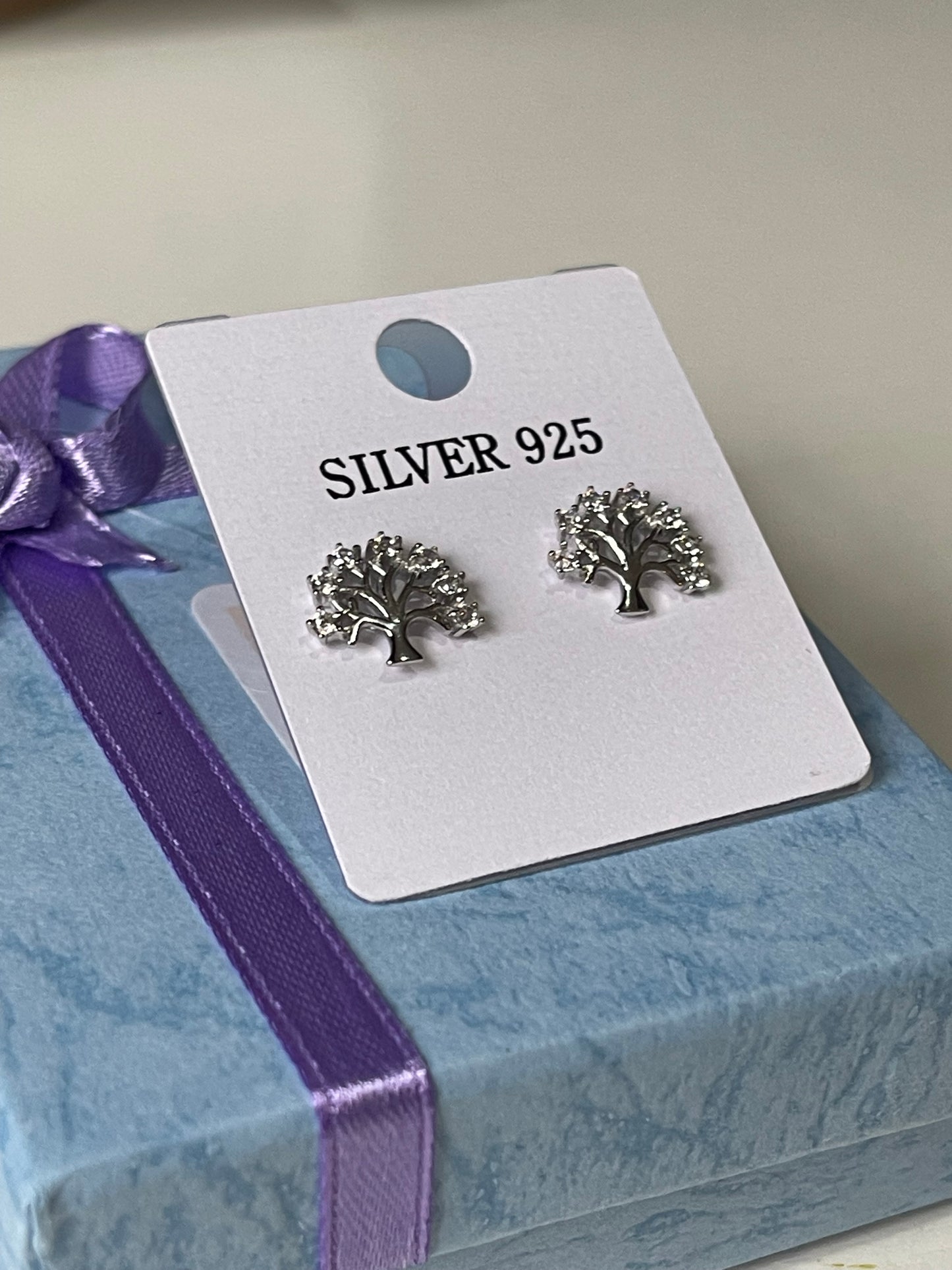 Tree of Life Silver Earrings